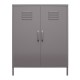 Bradford 2 Door Metal Cupboard with Shelves